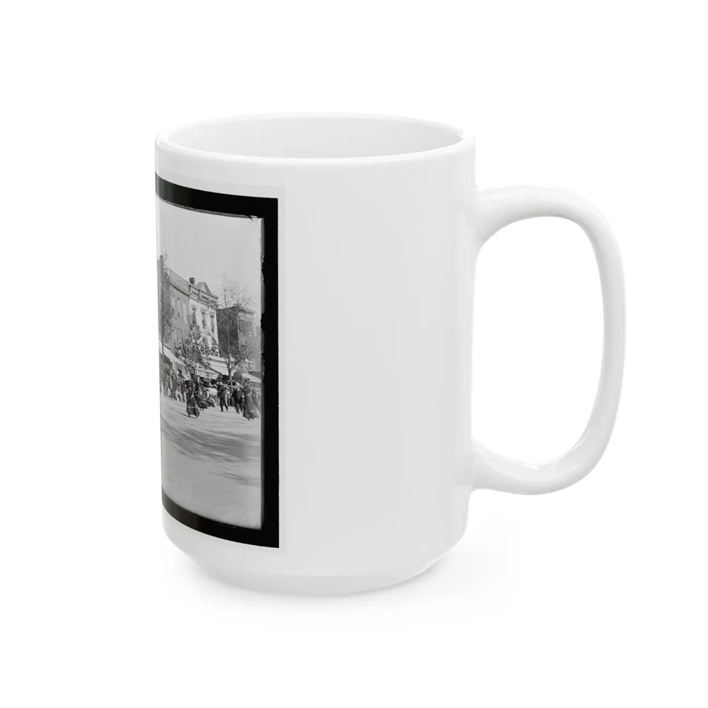 A Full Brass Band Composed Of Women, Heading One Of The Posts From The Dept. Of Pa. (U.S. Civil War) White Coffee Mug-Go Mug Yourself