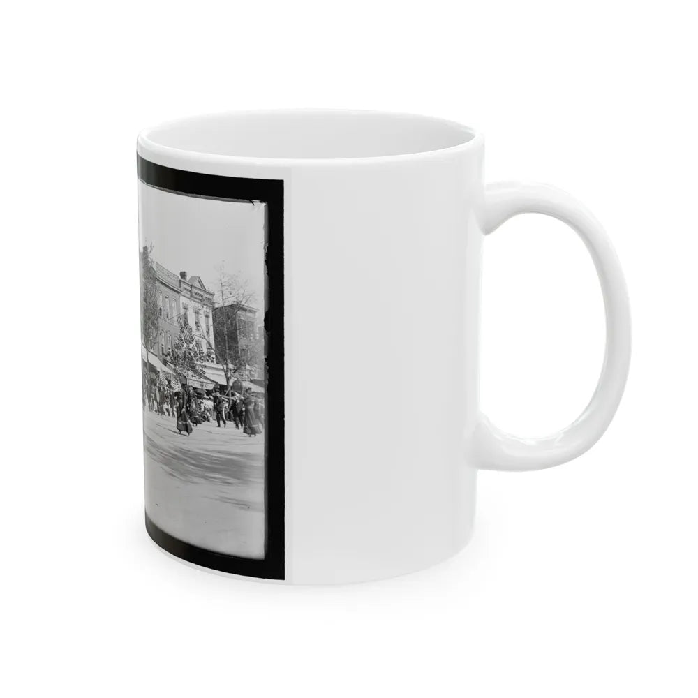 A Full Brass Band Composed Of Women, Heading One Of The Posts From The Dept. Of Pa. (U.S. Civil War) White Coffee Mug-Go Mug Yourself