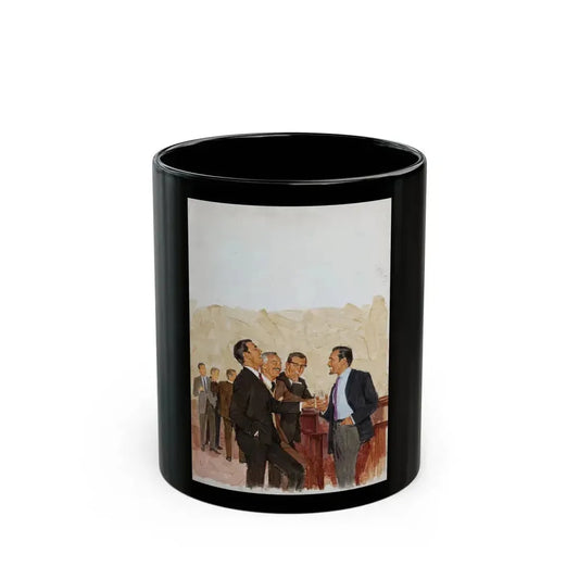 A Funny Conversation - Black Coffee Mug 11oz - Go Mug Yourself