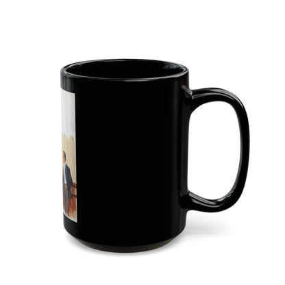 A Funny Conversation - Black Coffee Mug-Go Mug Yourself