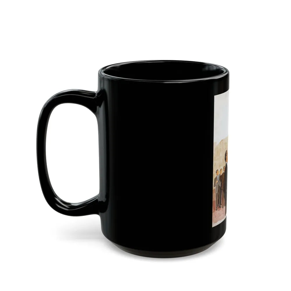 A Funny Conversation - Black Coffee Mug-Go Mug Yourself