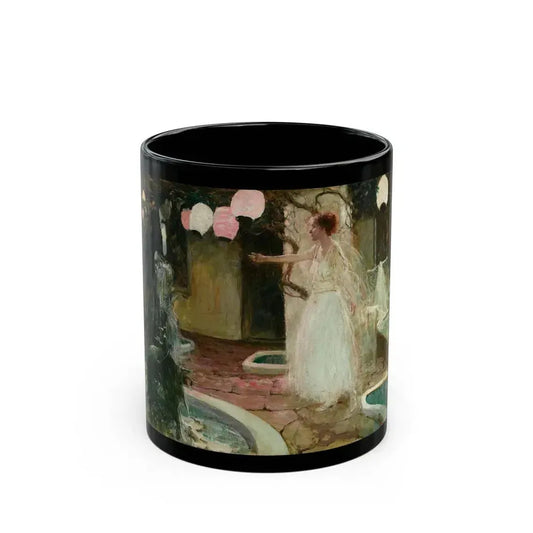 A Furbished Gentleman, Saturday Evening Post illustration, April 8, 1916 - Black Coffee Mug 11oz - Go Mug Yourself