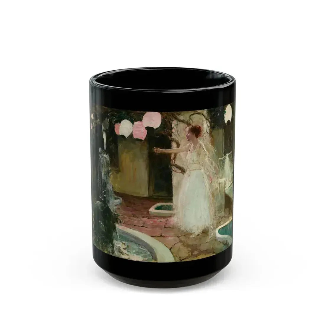 A Furbished Gentleman, Saturday Evening Post illustration, April 8, 1916 - Black Coffee Mug 15oz - Go Mug Yourself