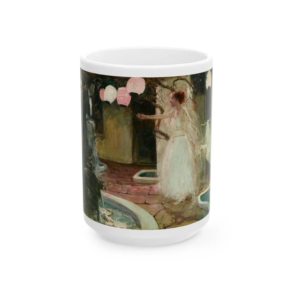 A Furbished Gentleman, Saturday Evening Post illustration, April 8, 1916 - White Coffee Mug-15oz-Go Mug Yourself