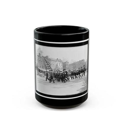 A G.A.R. Post In The Great Parade (U.S. Civil War) Black Coffee Mug-15oz-Go Mug Yourself