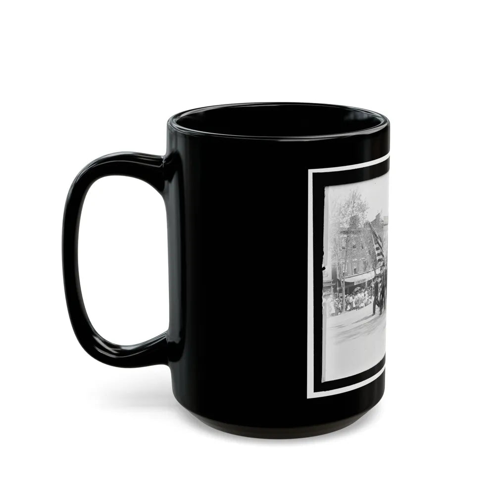 A G.A.R. Post In The Great Parade (U.S. Civil War) Black Coffee Mug-Go Mug Yourself