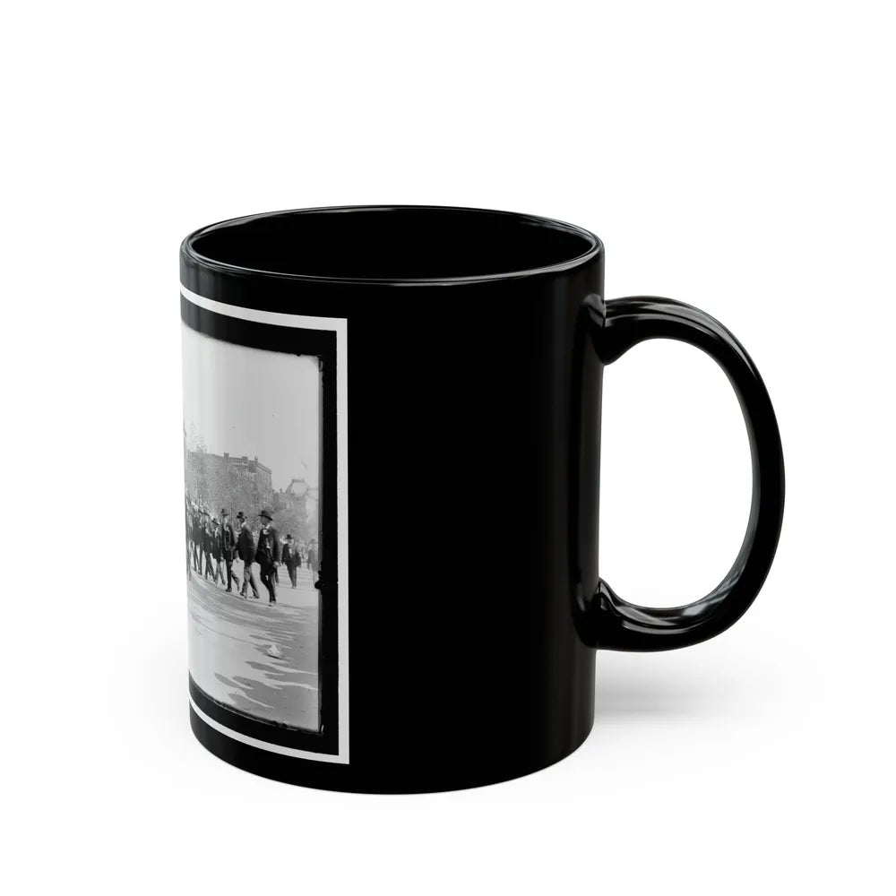 A G.A.R. Post In The Great Parade (U.S. Civil War) Black Coffee Mug-Go Mug Yourself