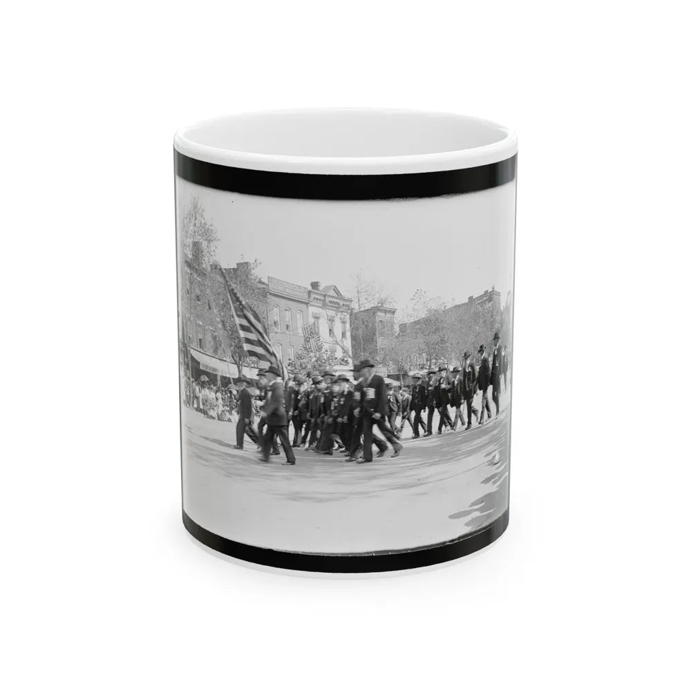 A G.A.R. Post In The Great Parade (U.S. Civil War) White Coffee Mug-11oz-Go Mug Yourself