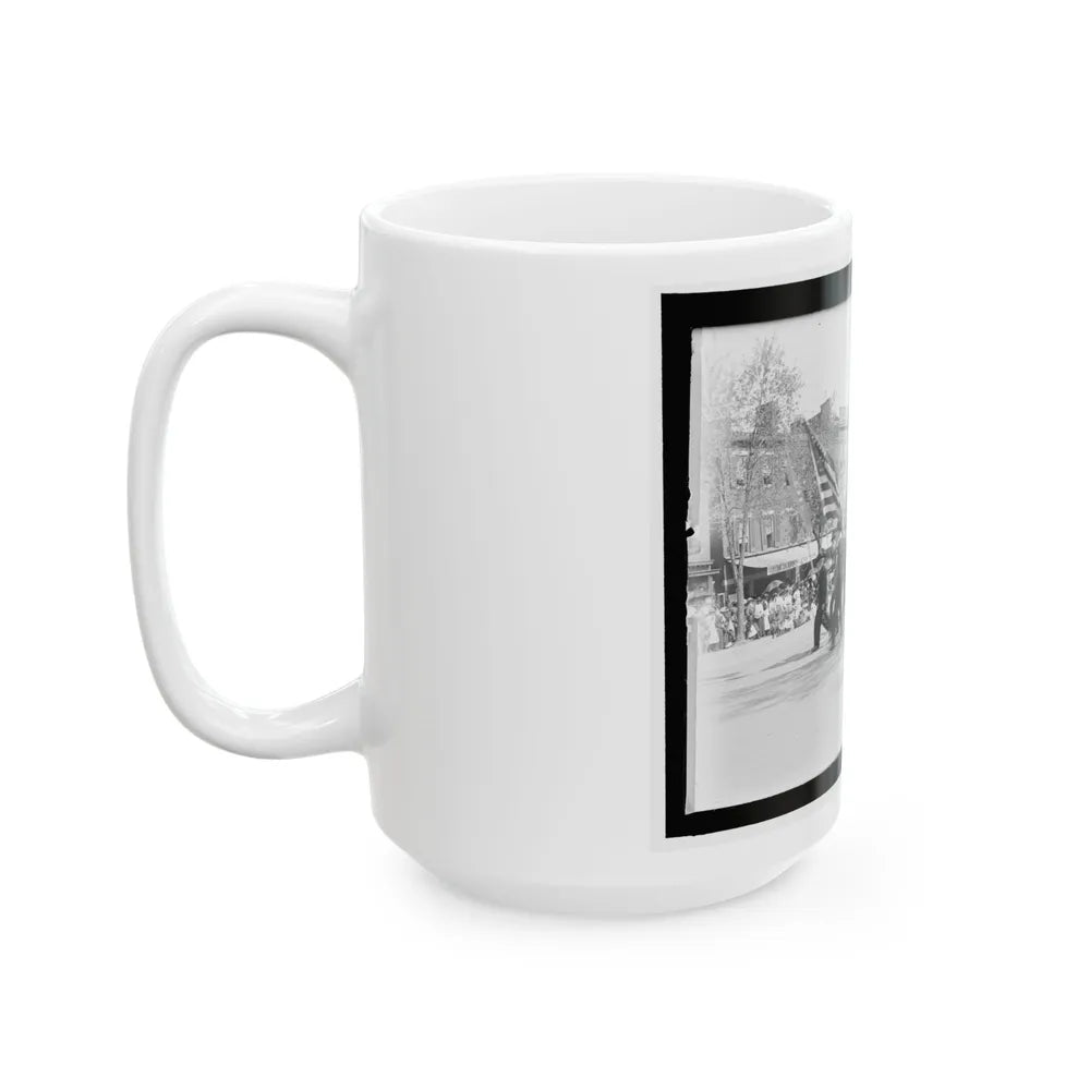 A G.A.R. Post In The Great Parade (U.S. Civil War) White Coffee Mug-Go Mug Yourself