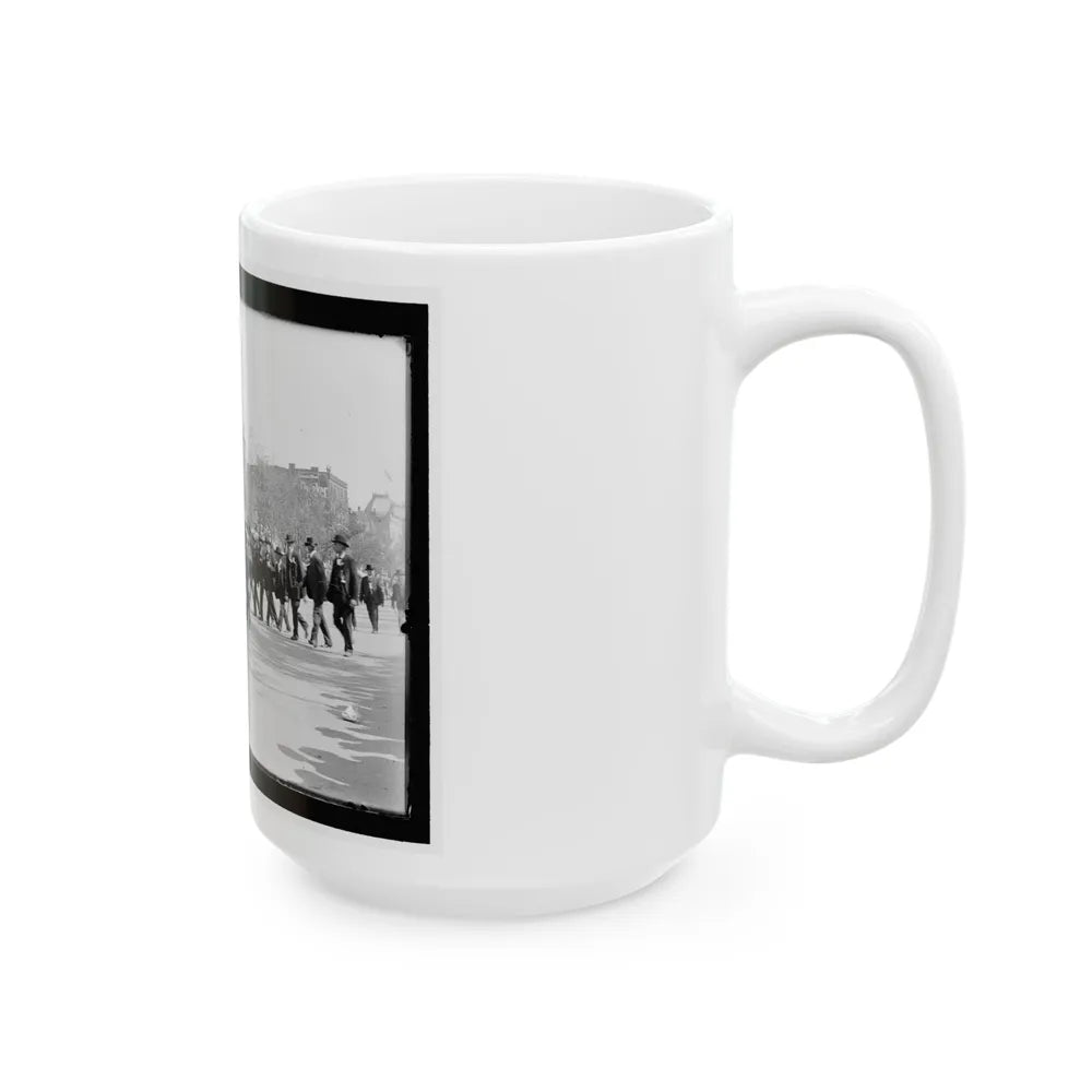 A G.A.R. Post In The Great Parade (U.S. Civil War) White Coffee Mug-Go Mug Yourself