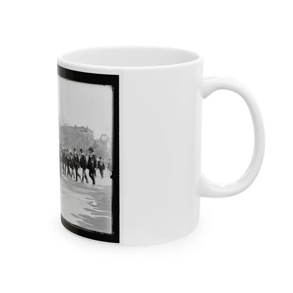 A G.A.R. Post In The Great Parade (U.S. Civil War) White Coffee Mug-Go Mug Yourself