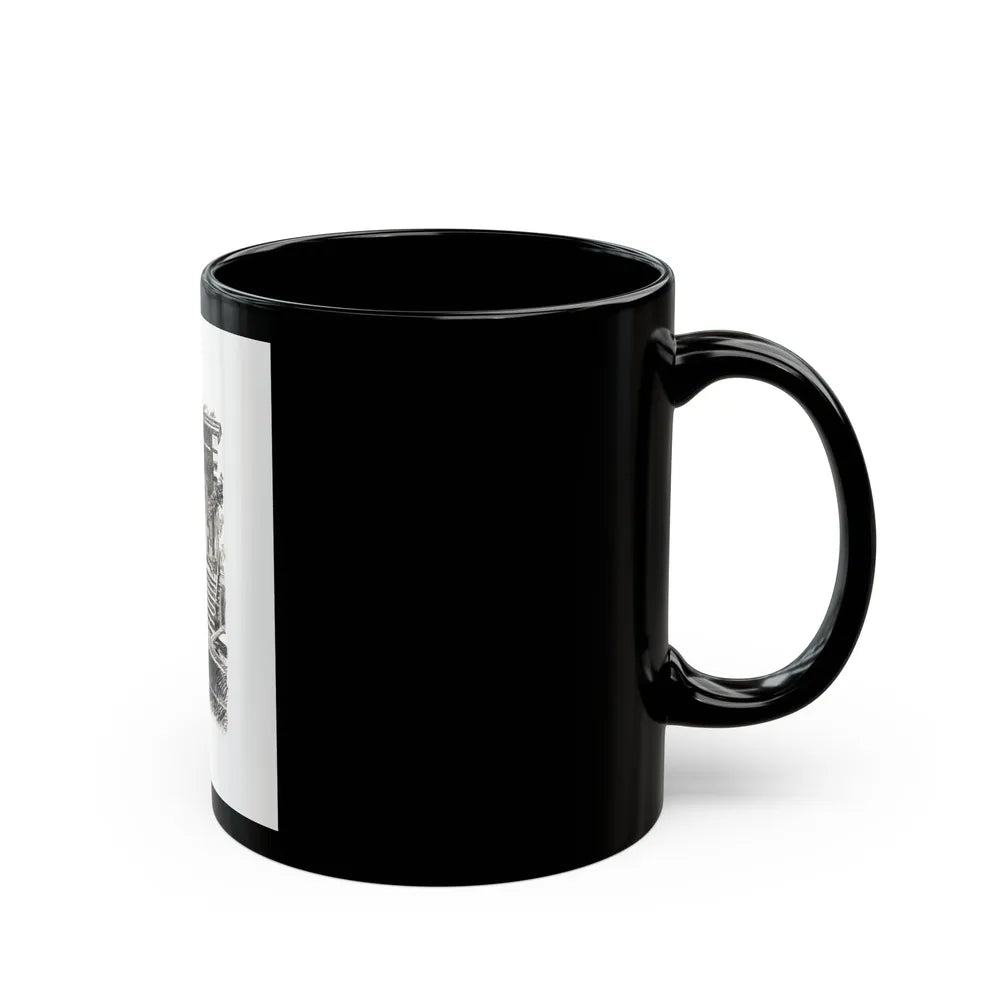 A Game Men Play Illustration - Black Coffee Mug-Go Mug Yourself