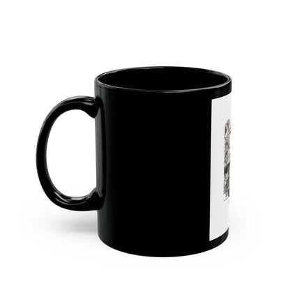 A Game Men Play Illustration - Black Coffee Mug-Go Mug Yourself