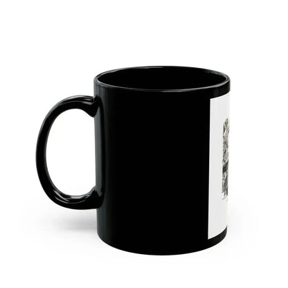 A Game Men Play Illustration - Black Coffee Mug - Go Mug Yourself