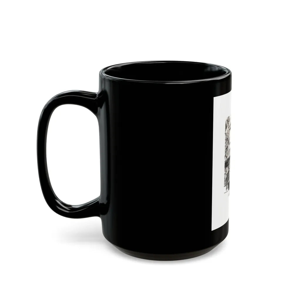 A Game Men Play Illustration - Black Coffee Mug-Go Mug Yourself