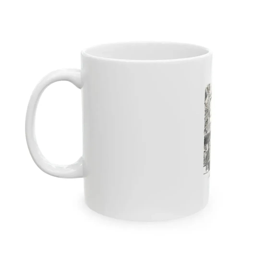 A Game Men Play Illustration - White Coffee Mug - Go Mug Yourself
