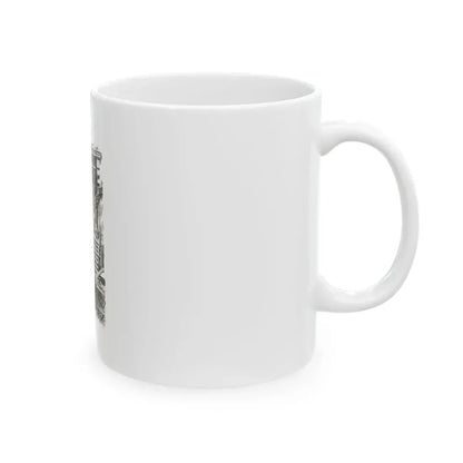 A Game Men Play Illustration - White Coffee Mug - Go Mug Yourself