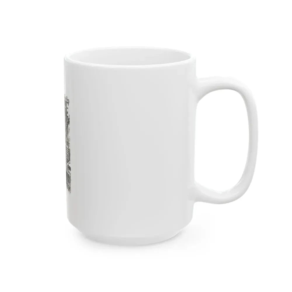 A Game Men Play Illustration - White Coffee Mug - Go Mug Yourself