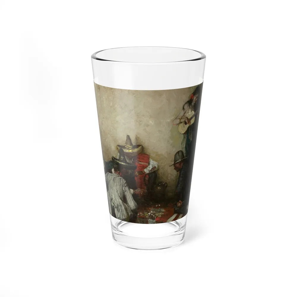 A Game of Chance, 1947 (Magazine Illustration) Pint Glass 16oz-16oz-Go Mug Yourself