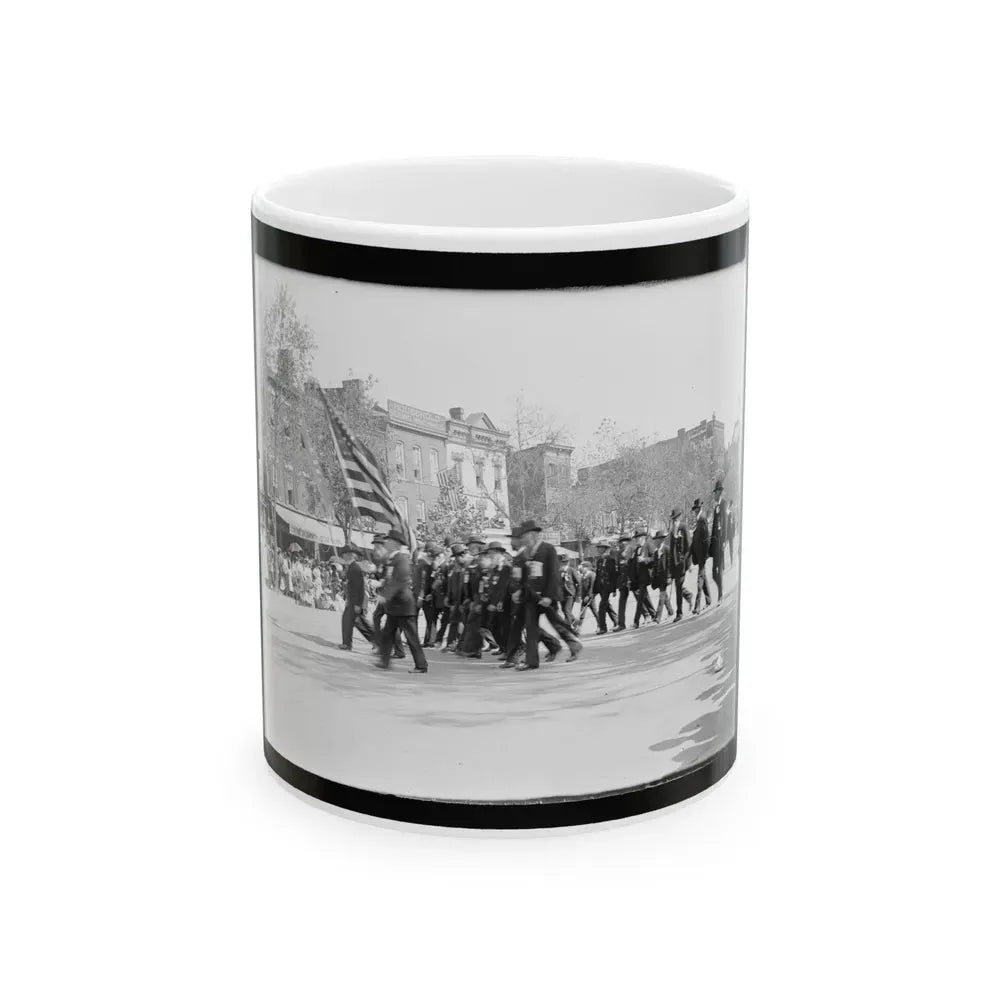 A G.A.R. Post In The Great Parade (U.S. Civil War) White Coffee Mug 11oz - Go Mug Yourself