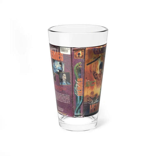 A GATHERING OF HEROES (VHS COVER) Pint Glass 16oz 16oz - Go Mug Yourself