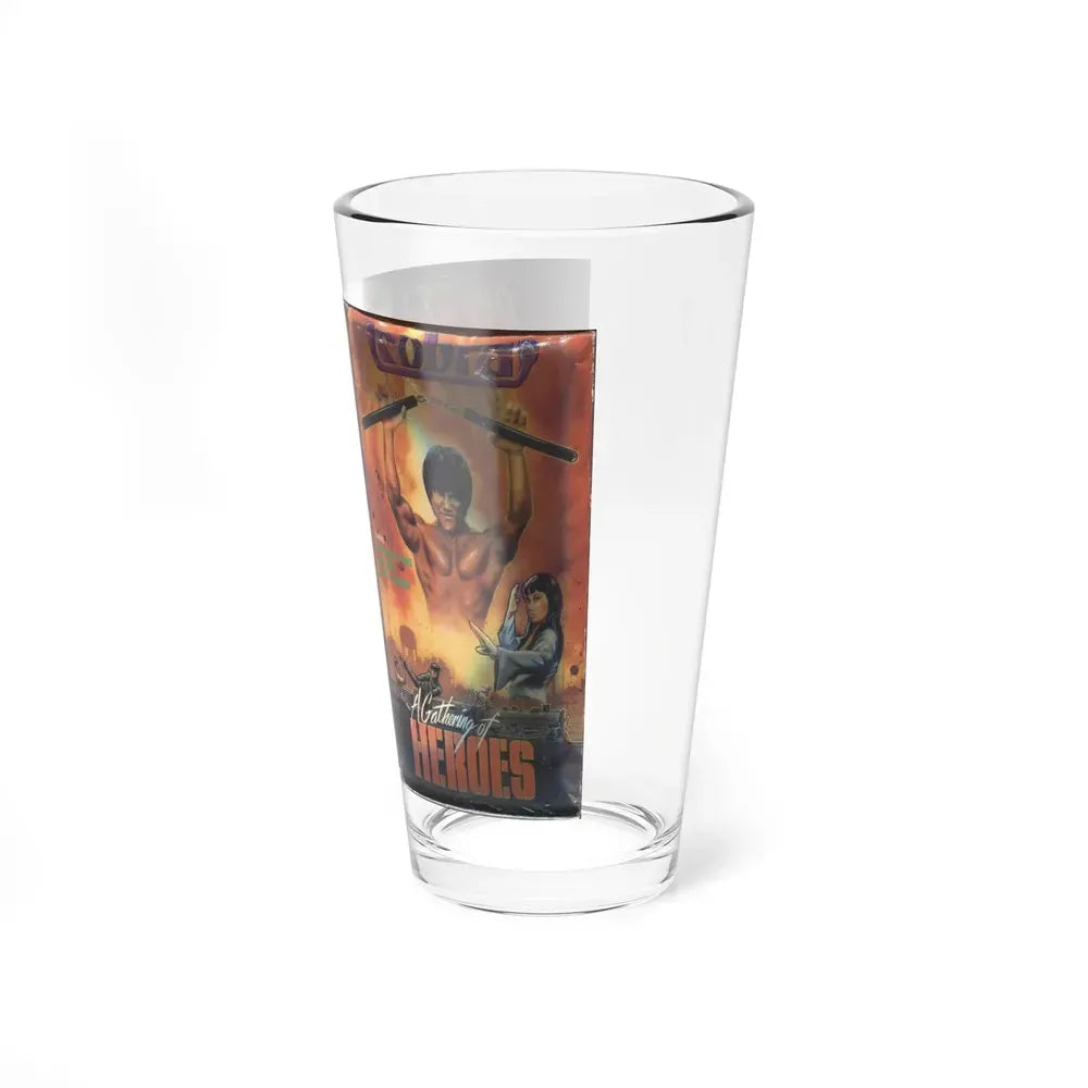 A GATHERING OF HEROES (VHS COVER) Pint Glass 16oz - Go Mug Yourself