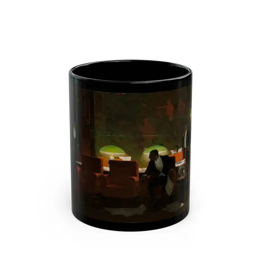 A Gentleman's Club, 1917 - Black Coffee Mug 11oz - Go Mug Yourself