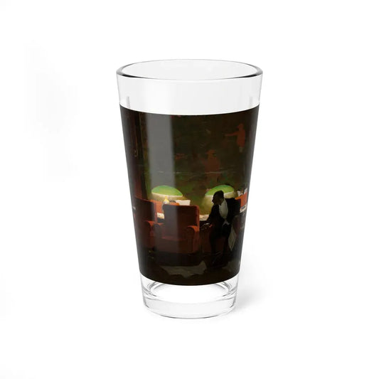 A Gentleman's Club, 1917 (Magazine Illustration) Pint Glass 16oz 16oz - Go Mug Yourself