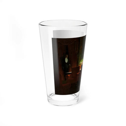 A Gentleman's Club, 1917 (Magazine Illustration) Pint Glass 16oz-Go Mug Yourself