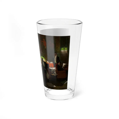 A Gentleman's Club, 1917 (Magazine Illustration) Pint Glass 16oz-Go Mug Yourself