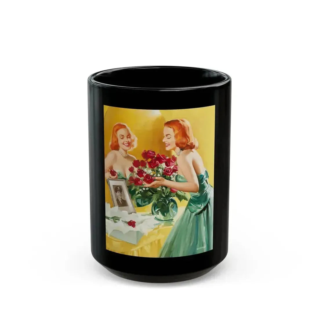 A Gift - Black Coffee Mug 15oz - Go Mug Yourself