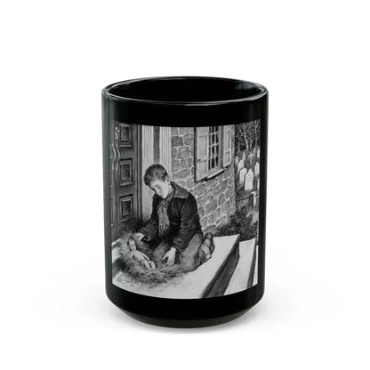 A Gift for Mark, magazine story illustration - Black Coffee Mug 15oz - Go Mug Yourself