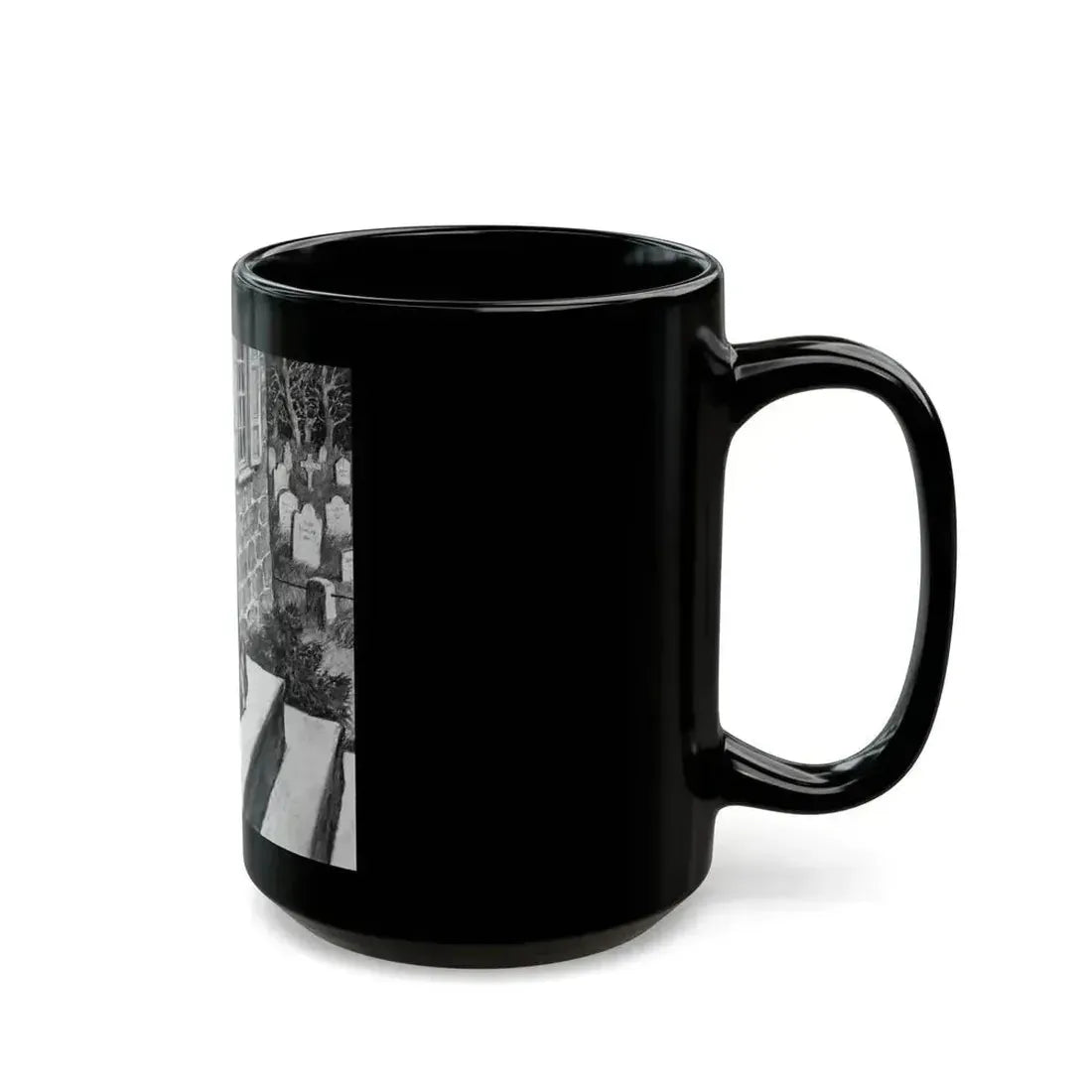 A Gift for Mark, magazine story illustration - Black Coffee Mug - Go Mug Yourself
