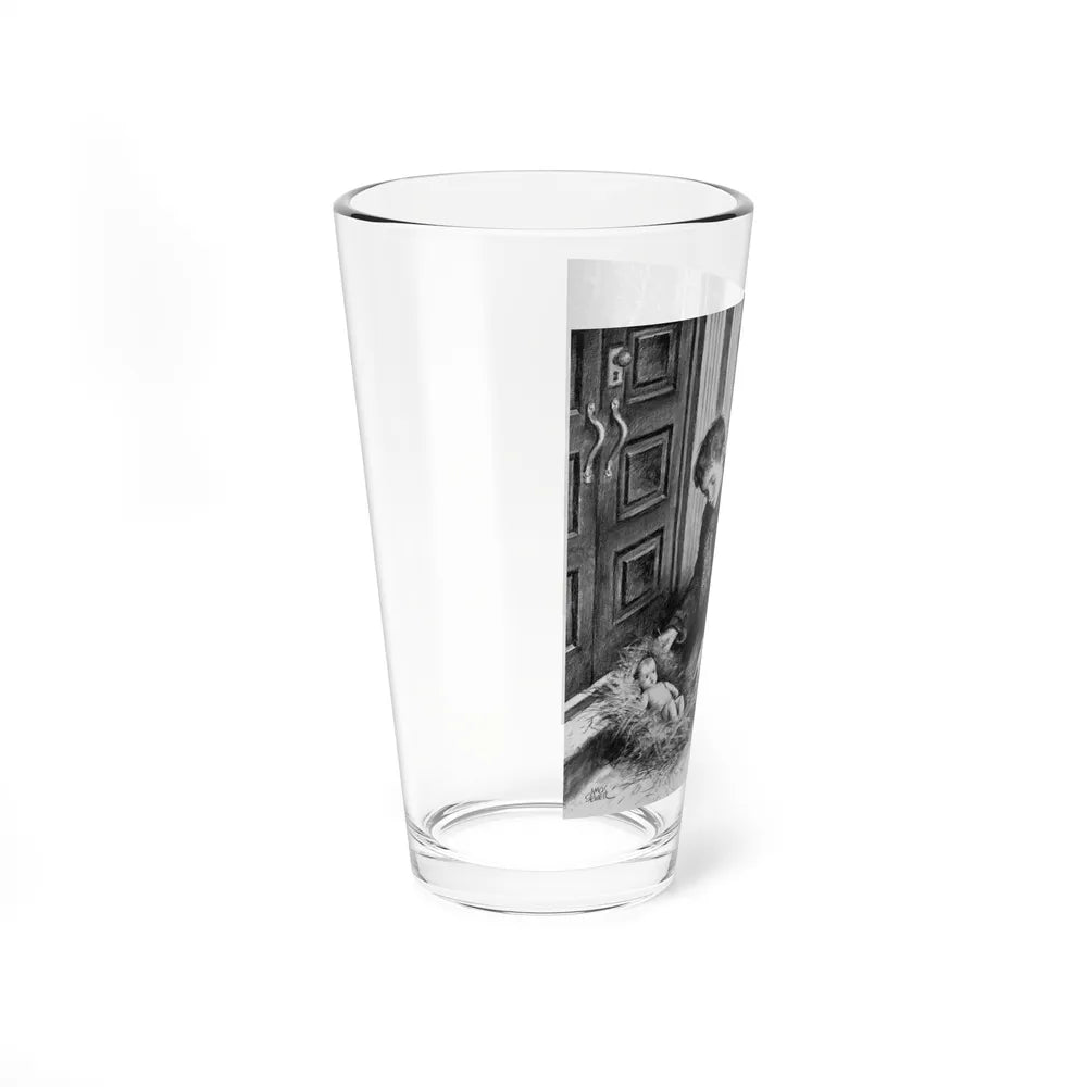 A Gift for Mark, magazine story illustration (Magazine Illustration) Pint Glass 16oz-Go Mug Yourself