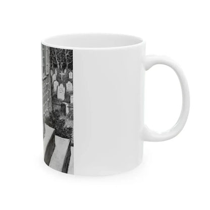 A Gift for Mark, magazine story illustration - White Coffee Mug - Go Mug Yourself