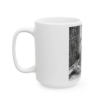 A Gift for Mark, magazine story illustration - White Coffee Mug - Go Mug Yourself