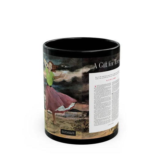 A Gift for Teresa, Collier's, September 13, 1952 - Black Coffee Mug 11oz - Go Mug Yourself