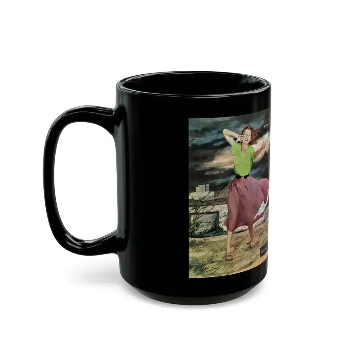 A Gift for Teresa, Collier's, September 13, 1952 - Black Coffee Mug - Go Mug Yourself
