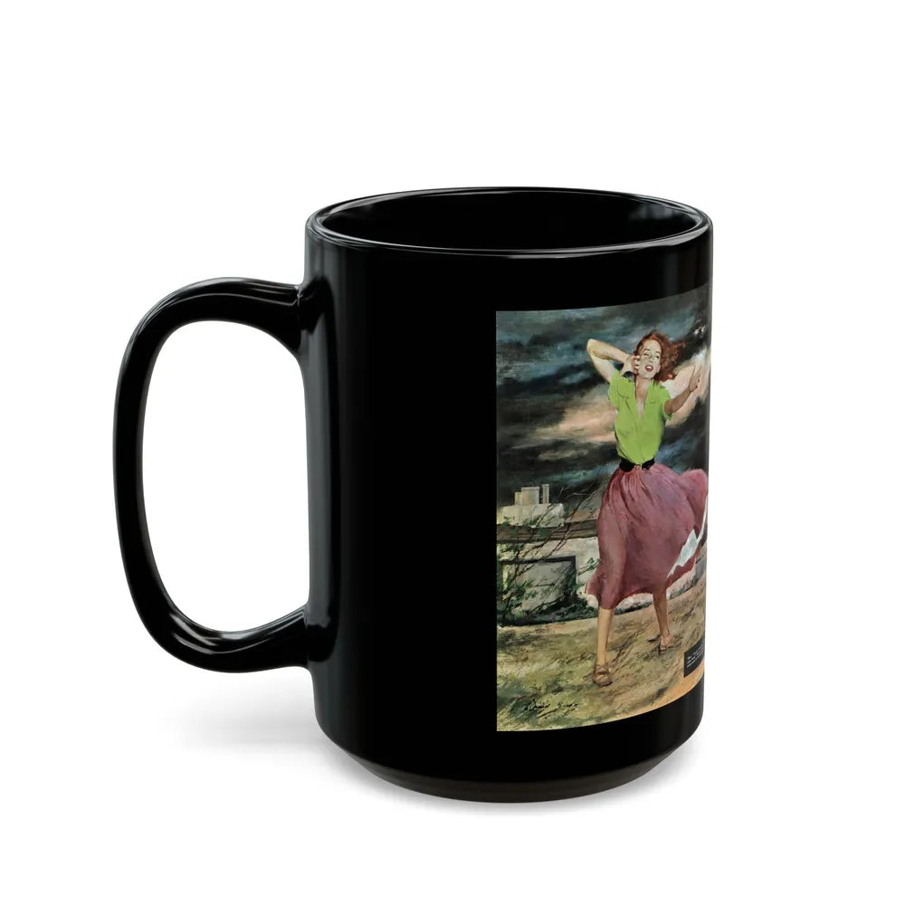 A Gift for Teresa, Collier's, September 13, 1952 - Black Coffee Mug-Go Mug Yourself