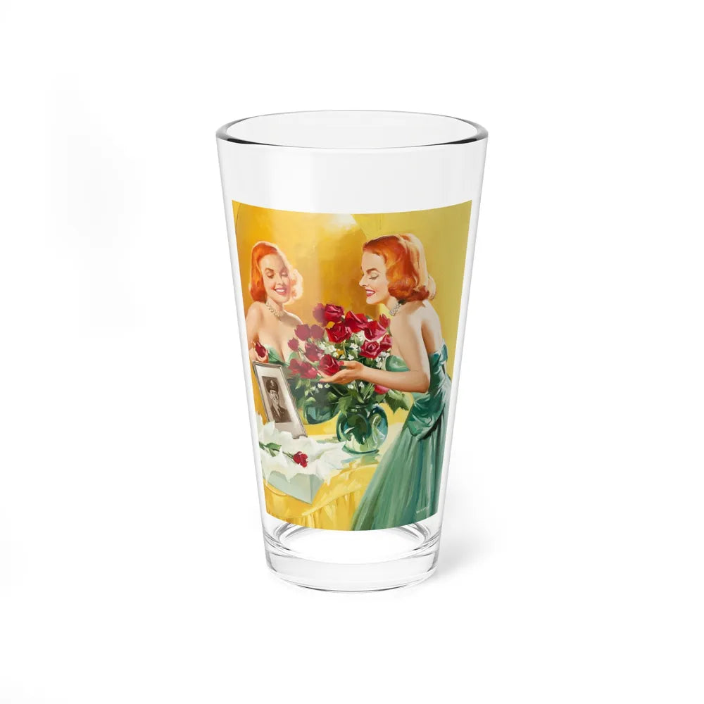 A Gift (Magazine Illustration) Pint Glass 16oz-16oz-Go Mug Yourself