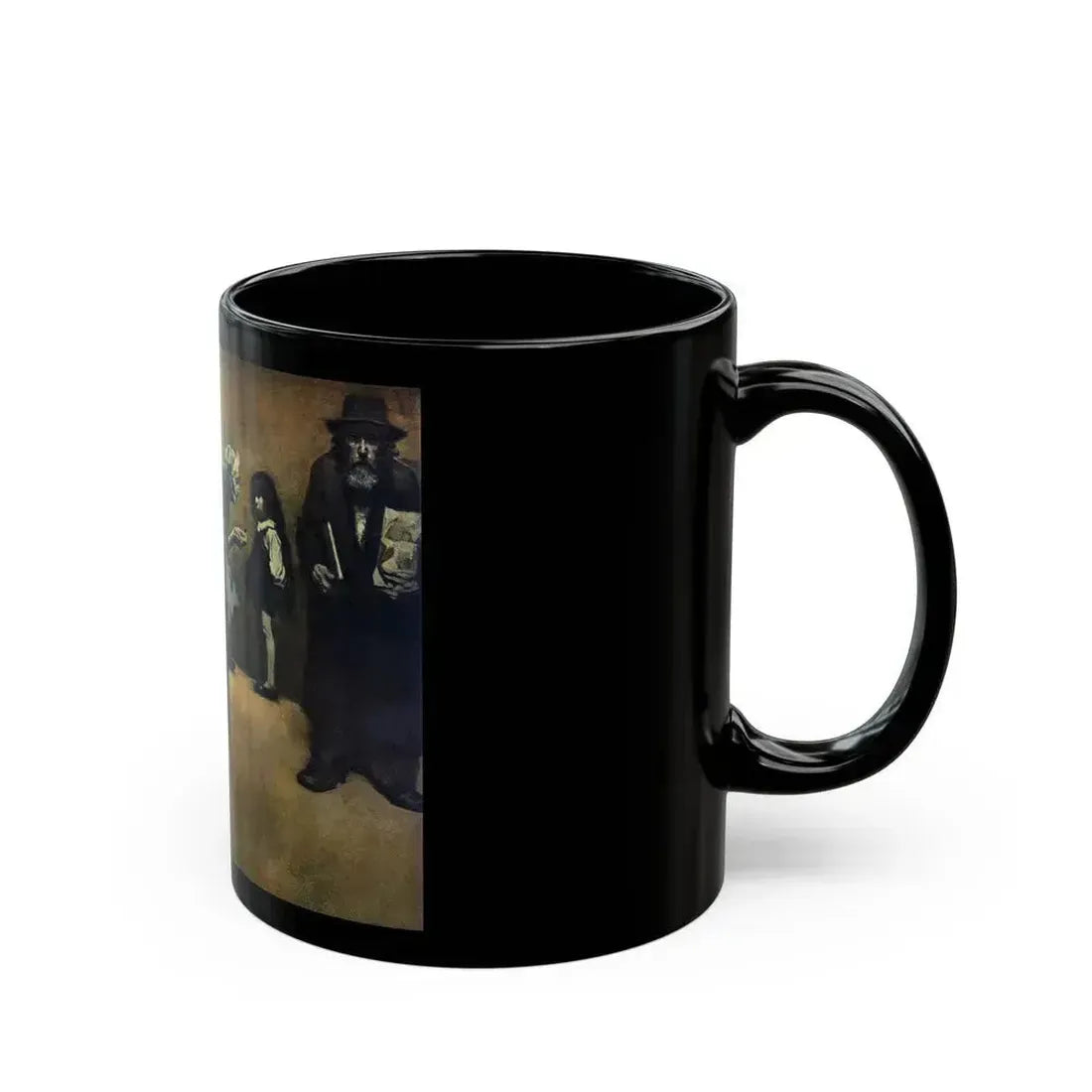 A Gift of Light, McCalls magazine, December 1975 - Black Coffee Mug - Go Mug Yourself