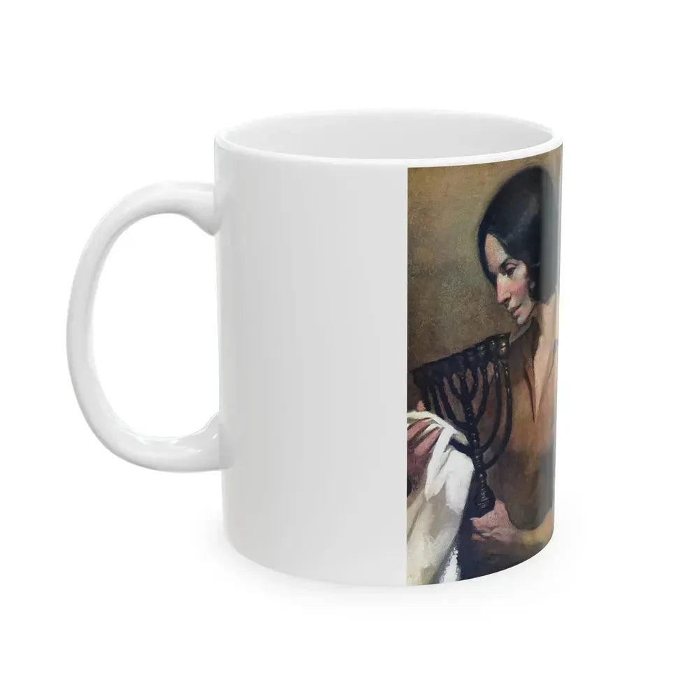 A Gift of Light, McCalls magazine, December 1975 - White Coffee Mug - Go Mug Yourself