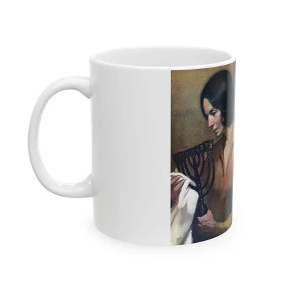 A Gift of Light, McCalls magazine, December 1975 - White Coffee Mug - Go Mug Yourself
