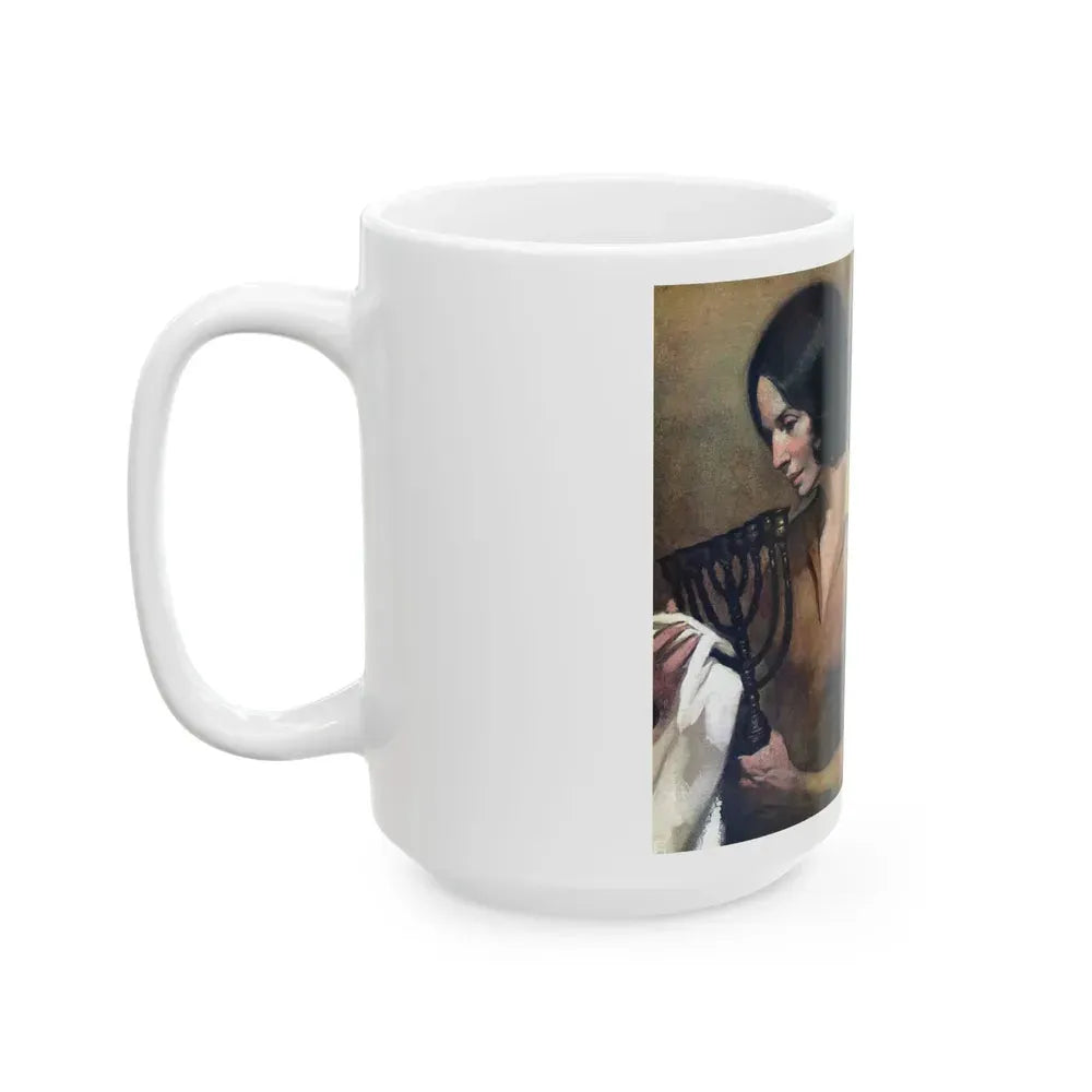 A Gift of Light, McCalls magazine, December 1975 - White Coffee Mug - Go Mug Yourself