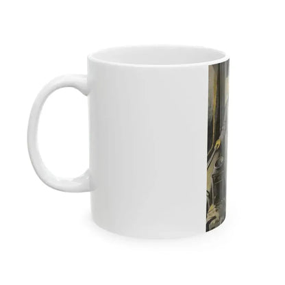 A Girl Like That, Argosy Magazine, August 1950 - White Coffee Mug - Go Mug Yourself