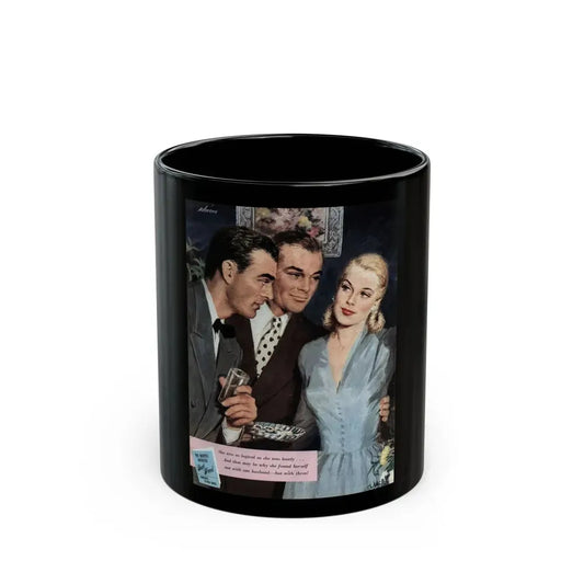 A Girl Named Joy (1), The American Magazine Illustration, April 1948 - Black Coffee Mug 11oz - Go Mug Yourself