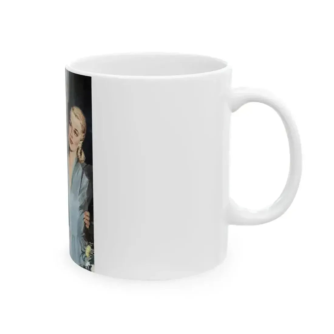 A Girl Named Joy (1), The American Magazine Illustration, April 1948 - White Coffee Mug - Go Mug Yourself