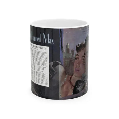 A Girl Named Max, Cosmopolitan, October 1950 - White Coffee Mug 11oz - Go Mug Yourself