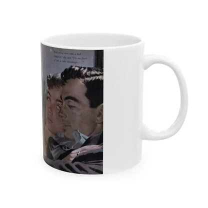 A Girl Named Max, Cosmopolitan, October 1950 - White Coffee Mug - Go Mug Yourself