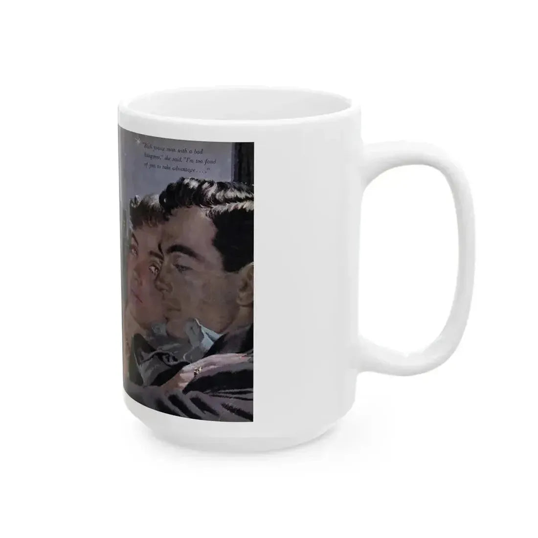 A Girl Named Max, Cosmopolitan, October 1950 - White Coffee Mug - Go Mug Yourself